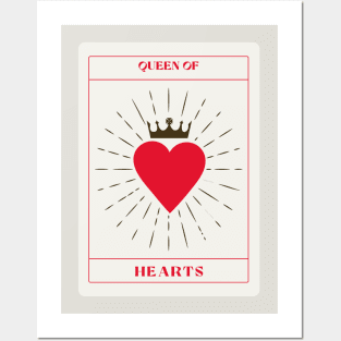 "QUEEN OF HEARTS"| love collection Posters and Art